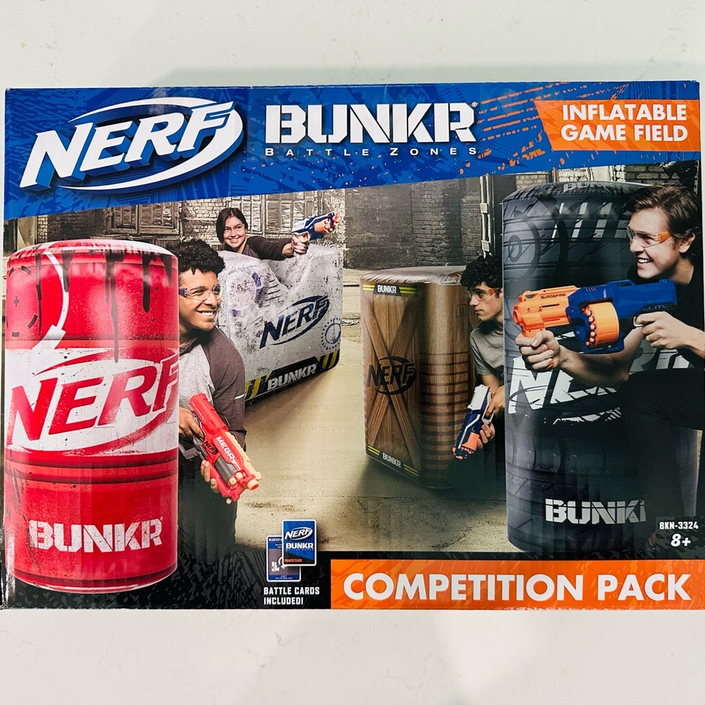 Nerf BUNKR Inflatable Competition Pack - 4 inflatables